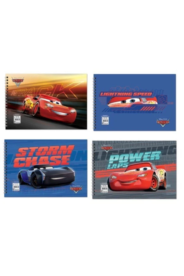 Keskin Color Resim Defteri Spiralli 15 Yaprak 17x25 Cm Cars Resim Defteri (24 Lü Paket) ürün görseli 1