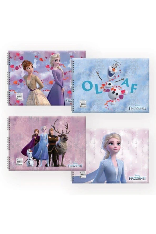 Keskin Color Resim Defteri Frozen Resim Defteri 17x25 CM 15 Yaprak (24 Lü Paket) ürün görseli 1