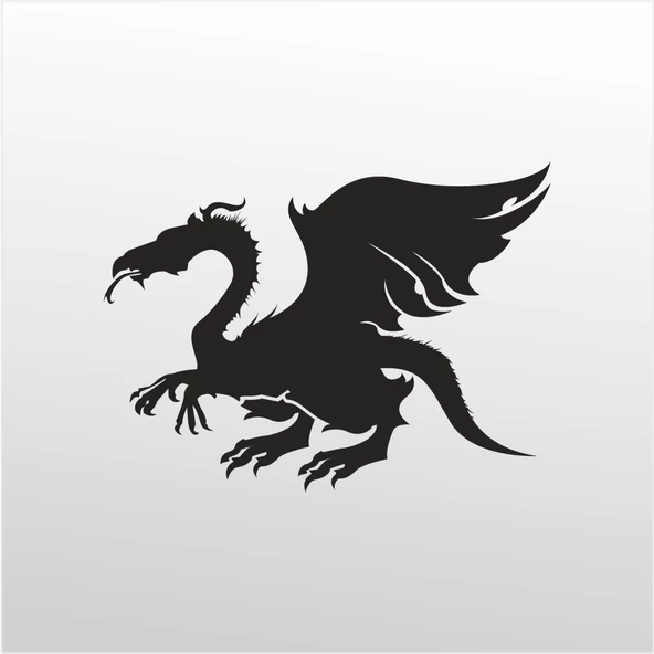 Folyo Sticker Ejderha ürün görseli 1