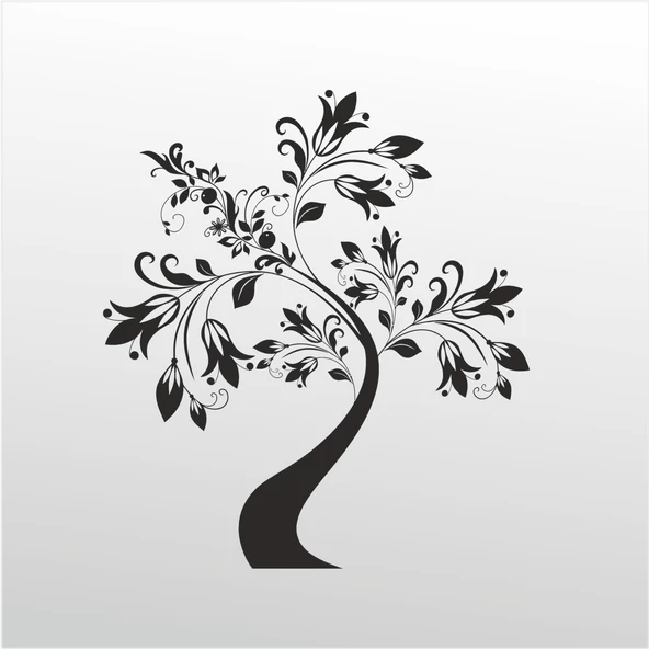 Folyo Sticker Ağaç Deseni ürün görseli 1