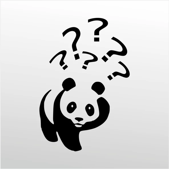 Folyo Sticker Panda ürün görseli 1