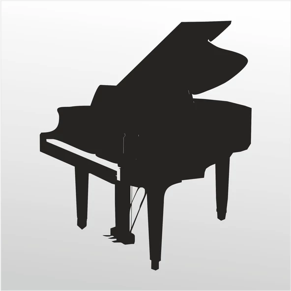 Folyo Sticker Piyano ürün görseli 1