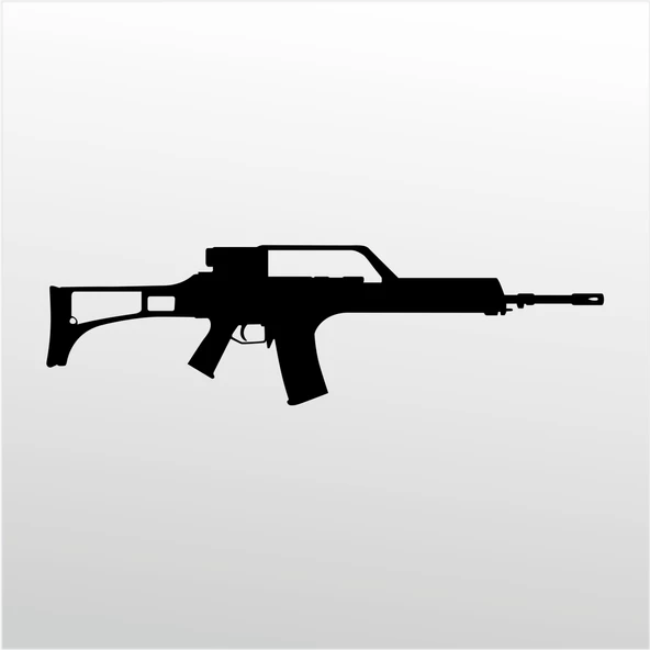 Folyo Sticker RIFLE 7.62 MM ürün görseli 1