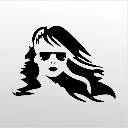 Folyo Sticker Rüzgar Kızı ürün görseli 1
