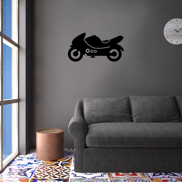 MOTOSİKLET FOLYO STİCKER - Resim 2