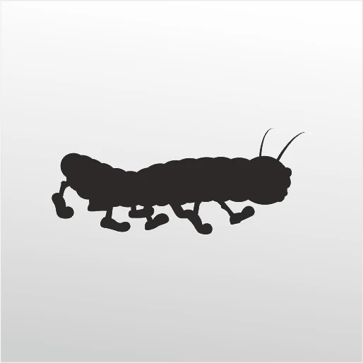 Folyo Sticker Tırtıl ürün görseli 1