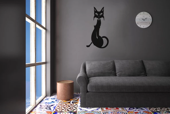 KEDİ FOLYO STİCKER - Resim 2