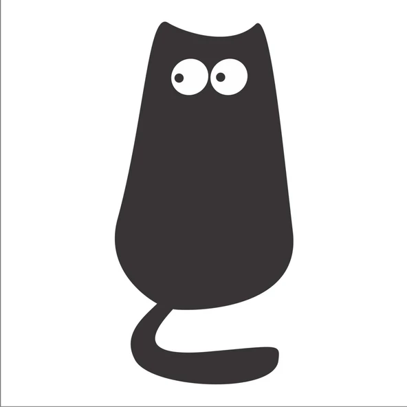 KEDİ FOLYO STİCKER ürün görseli 1