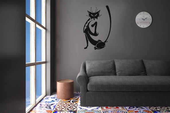 KEDİ FOLYO STİCKER - Resim 2