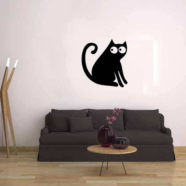 KEDİ FOLYO STİCKER - Resim 2