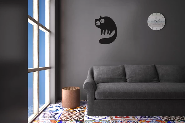 KEDİ FOLYO STİCKER - Resim 2