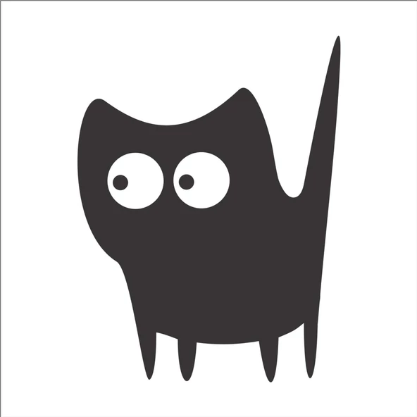 KEDİ FOLYO STİCKER ürün görseli 1