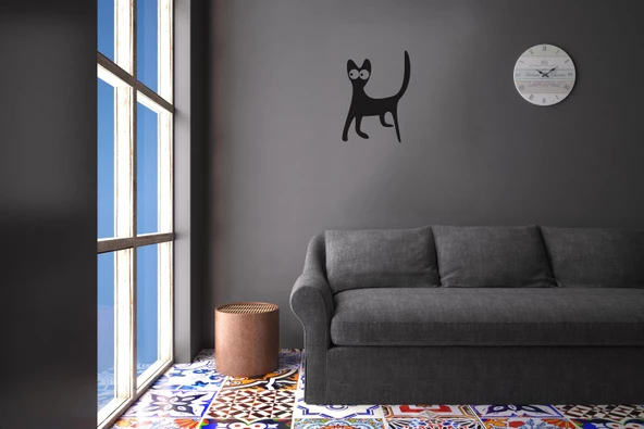 KEDİ FOLYO STİCKER - Resim 2