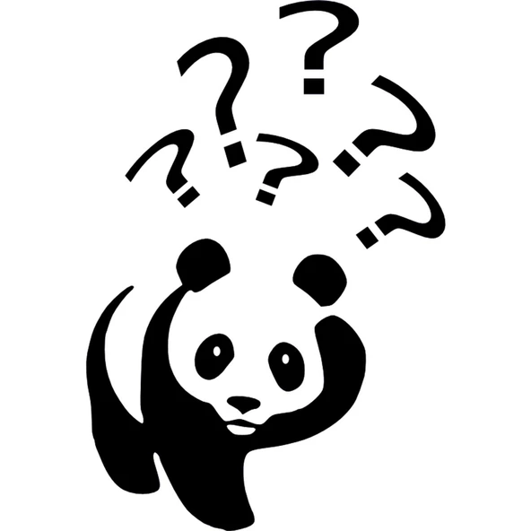 PANDA FOLYO STİCKER ürün görseli 1
