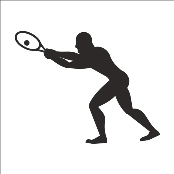TENİSCİ FOLYO STİCKER ürün görseli 1