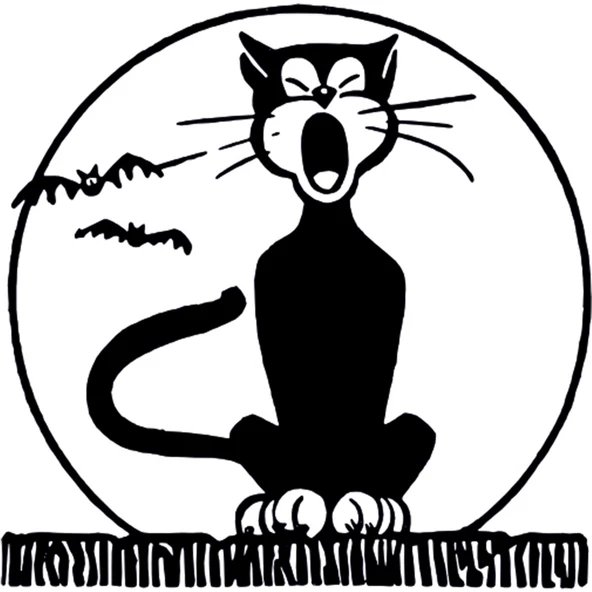 SİYAH KEDİ FOLYO STİCKER ürün görseli 1