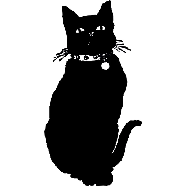 SİYAH KEDİ FOLYO STİCKER ürün görseli 1