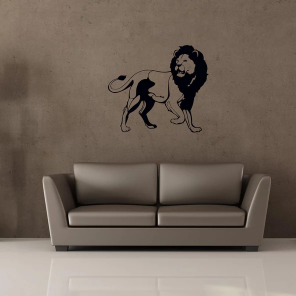 ASLAN LİON FOLYO STİCKER - Resim 2