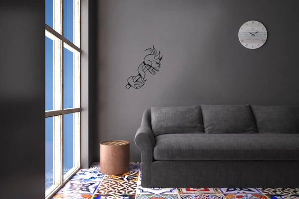 KURU KAFA FOLYO STİCKER - Resim 2