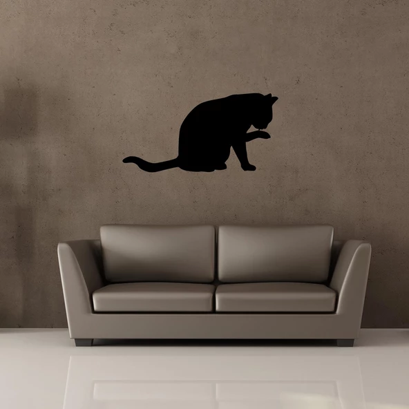 KEDİ FOLYO STİCKER - Resim 2