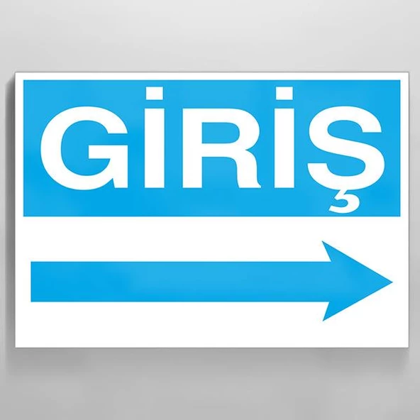 Giriş Sağ Uyarı Levhası ürün görseli 1