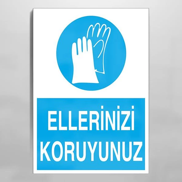 Ellerinizi Koruyunuz Uyarı Levhası ürün görseli 1