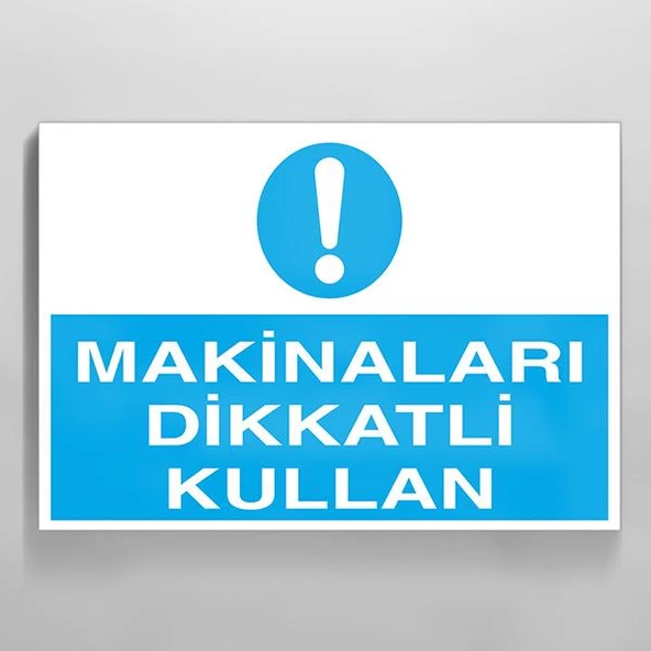 İnaları Dikkatli Kullan Uyarı Levhası ürün görseli 1