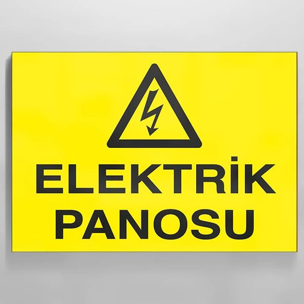 Elektrik Panosu Uyarı Levhası ürün görseli 1