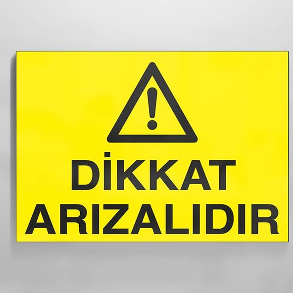 Dikkat Arızalıdır Uyarı Levhası ürün görseli 1