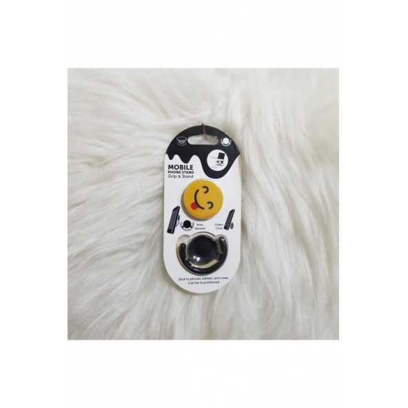 Telefon Tutucu Sarı Emoji ürün görseli 1