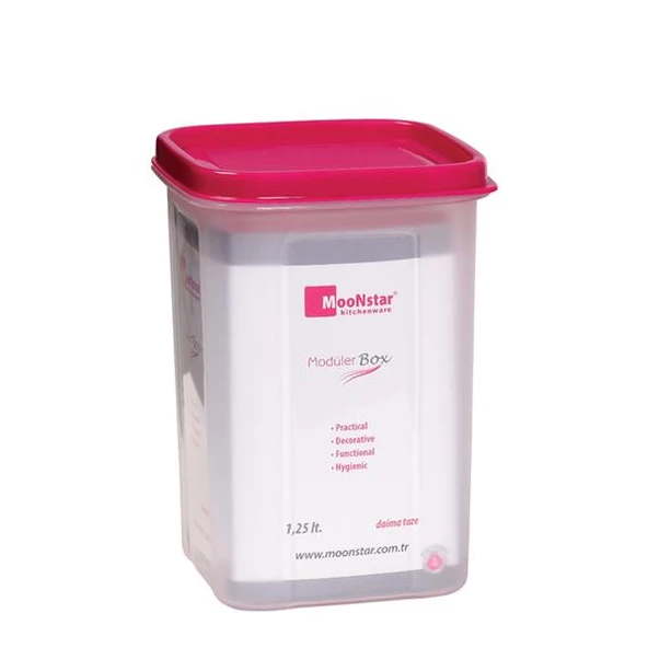 Moon star Modüler Çok Amaçlı Saklama Kabı 1,25 Litre MS-09 ürün görseli 1