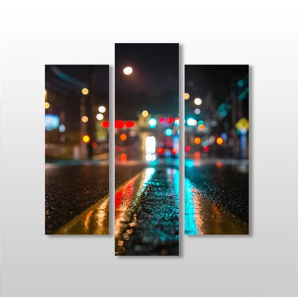 Yol Yansıma  Kanvas Tablo ürün görseli 1
