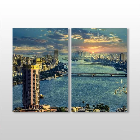 Miami Manzara Kanvas Tablo ürün görseli 1