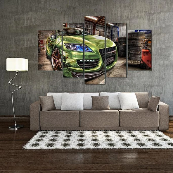 Hdr Araba  Kanvas Tablo - Resim 2