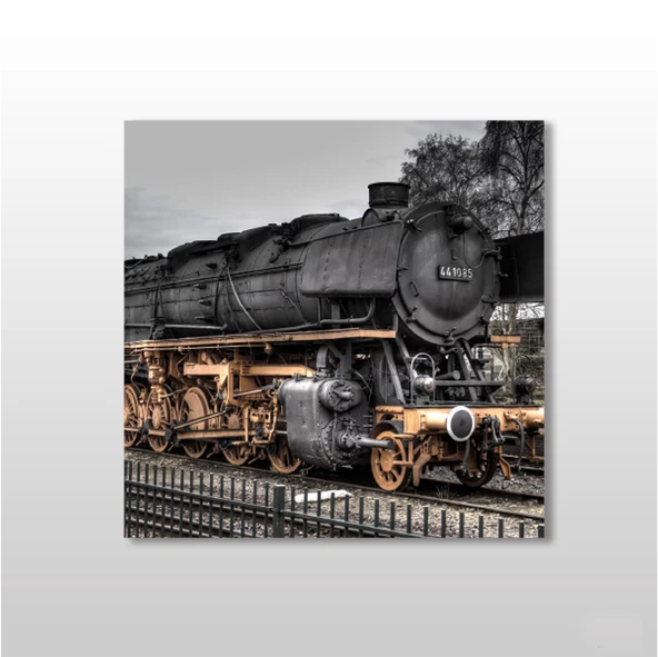 Tren Yaklaşırken Kanvas Tablo ürün görseli 1