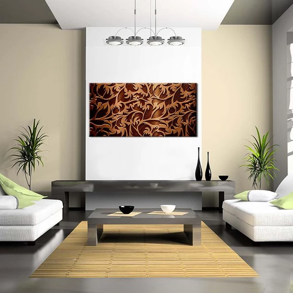 Motif Desen Kanvas Tablo - Resim 2