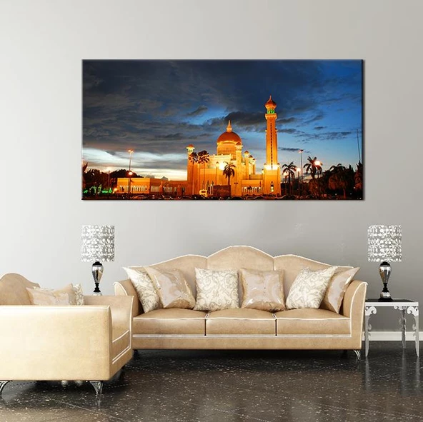 Hindistan Camii Kanvas Tablo - Resim 2