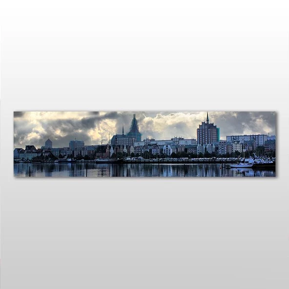 Amsterdam Ve Akarsu Kanvas Tablo ürün görseli 1
