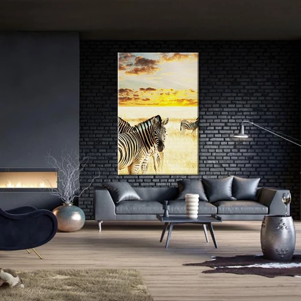 Zebra Kanvas Tablo - Resim 2