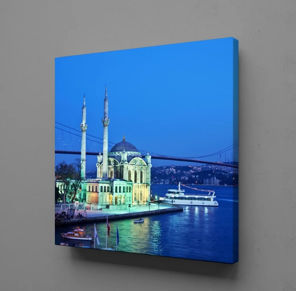 BOĞAZ MANZARALI CAMİ KANVAS TABLO ürün görseli 1