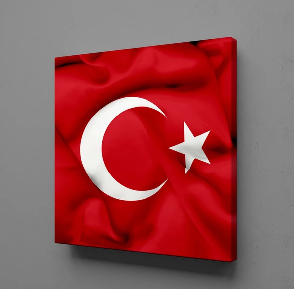 TÜRKİYE BAYRAĞI KANVAS TABLO ürün görseli 1