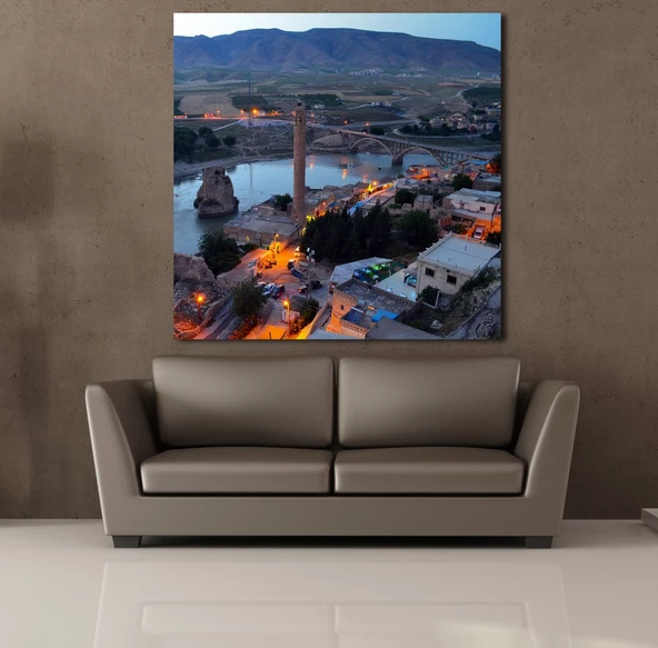 HASANKEYF MANZARASI KANVAS TABLO - Resim 2