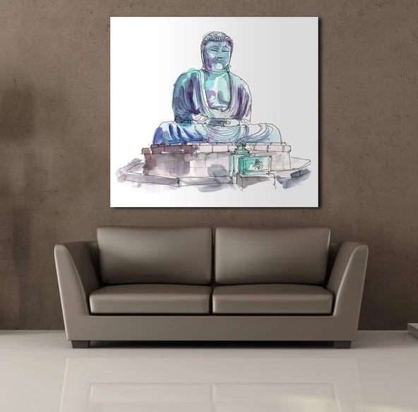 AMİDA BUDDHA KANVAS TABLO - Resim 2