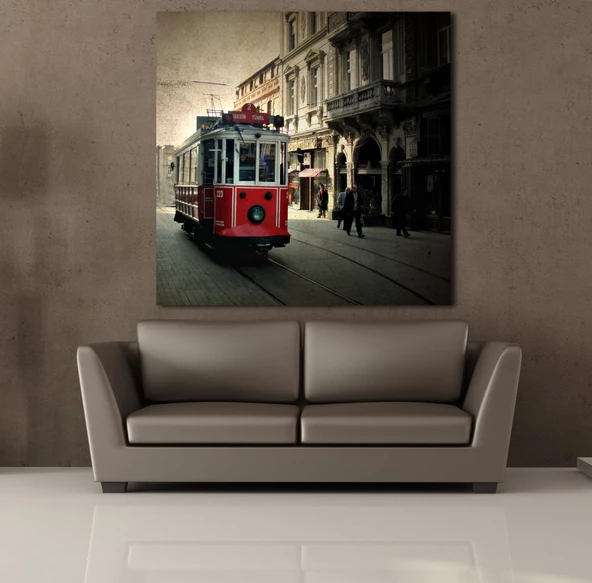 TRAMVAY KANVAS TABLO - Resim 2
