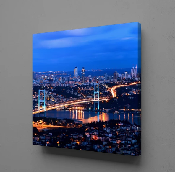 İSTANBUL IŞIKLAR KANVAS TABLO ürün görseli 1
