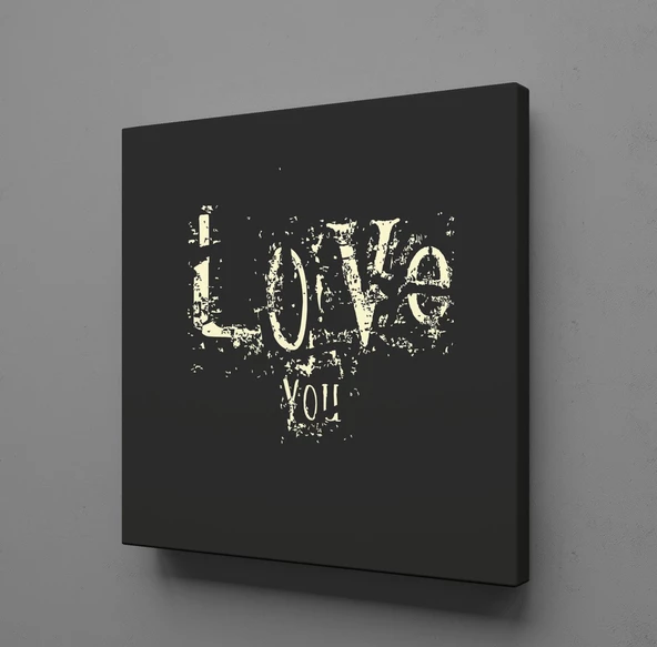 LOVE YOU KANVAS TABLO ürün görseli 1