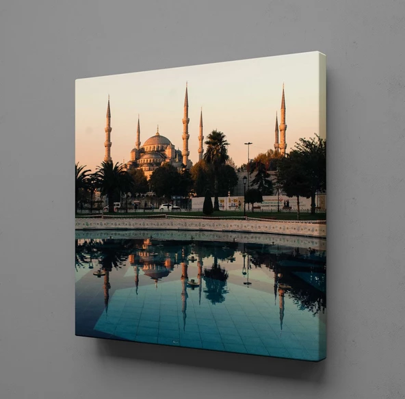 CAMİNİN YANSIMASI KANVAS TABLO ürün görseli 1