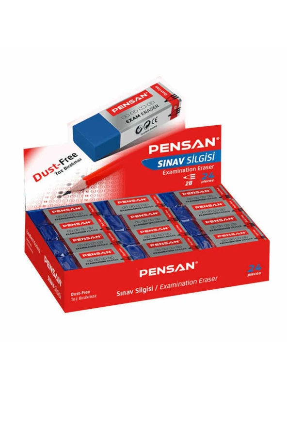 Pensan Sınav Silgisi Mavi Sınav Silgisi (24 Lü Paket) ürün görseli 1