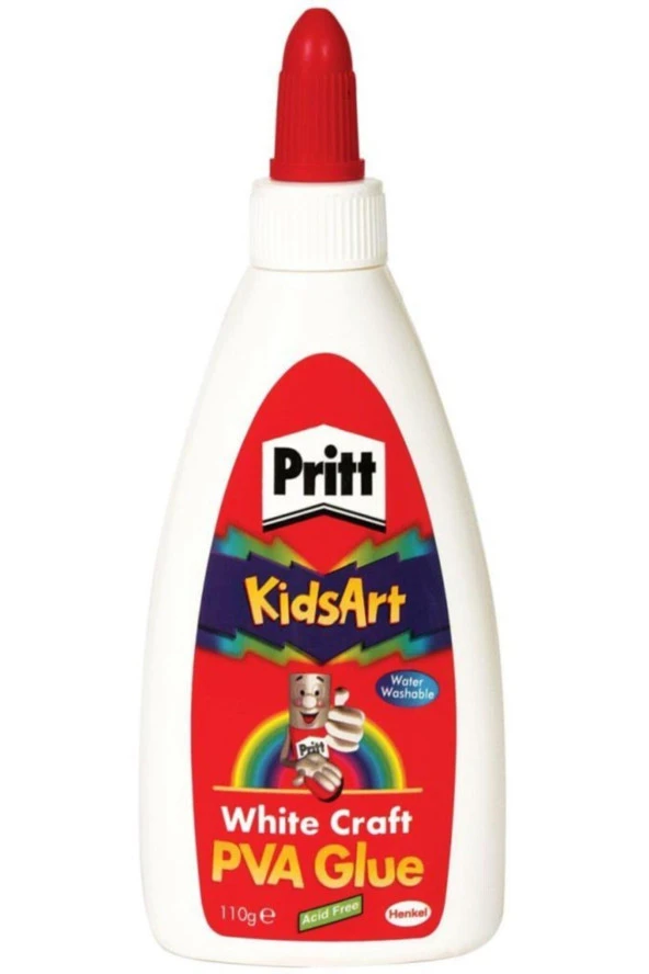 Pritt Tutkal Kidsart 110 Gram Beyaz Tutkal (12 Adet) ürün görseli 1
