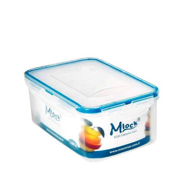 Moon Star Mlock 1,60 Litre Hava Sızdırmaz Kilitli Kap ML-154 ürün görseli 1
